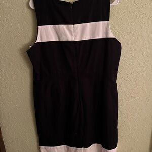 Rafaella Navy and White Dress